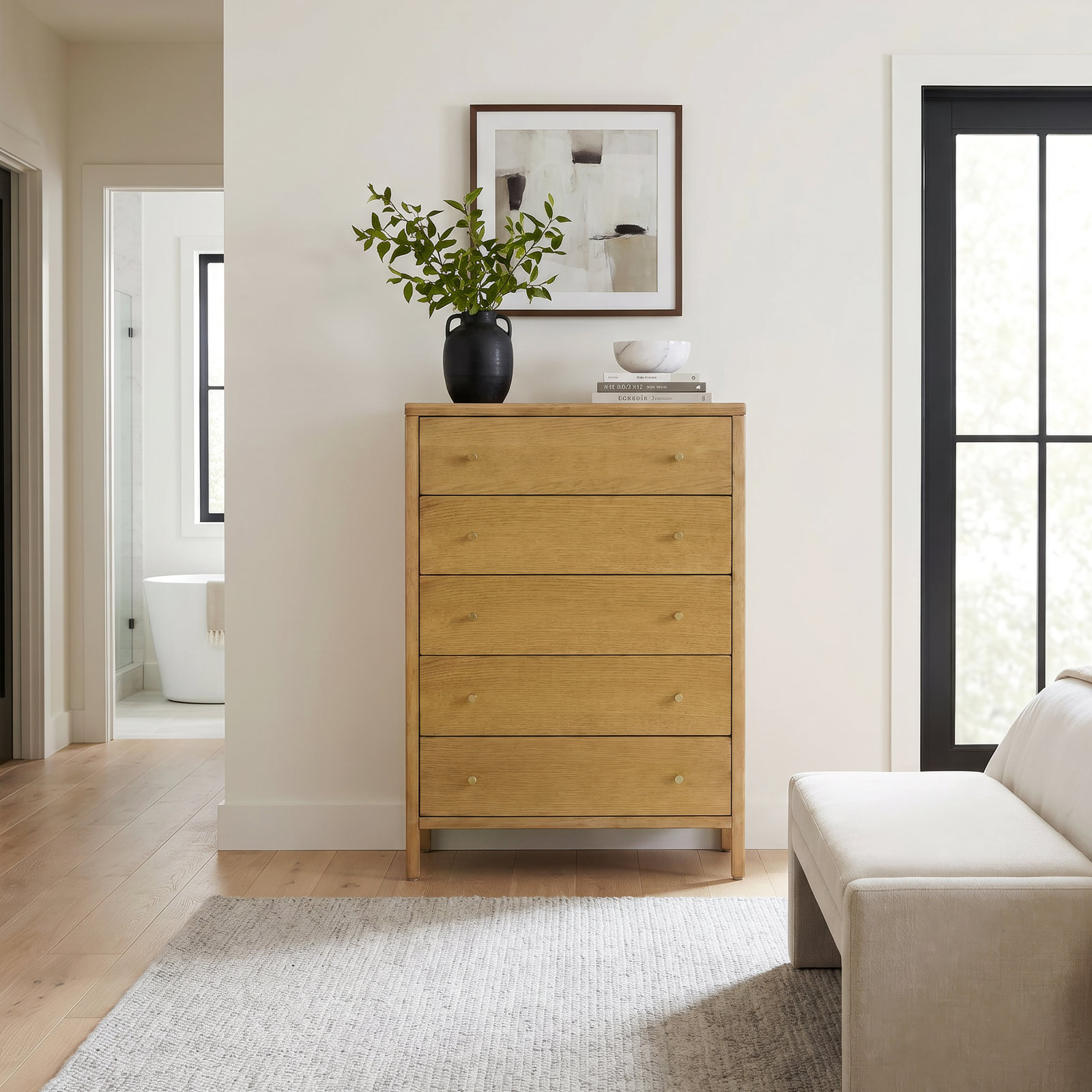 36 " Dresser, Light Oak