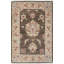2x3 ft Brown Handknotted Accent Rug, Handmade Wool Rug for Bedroom and Entryway