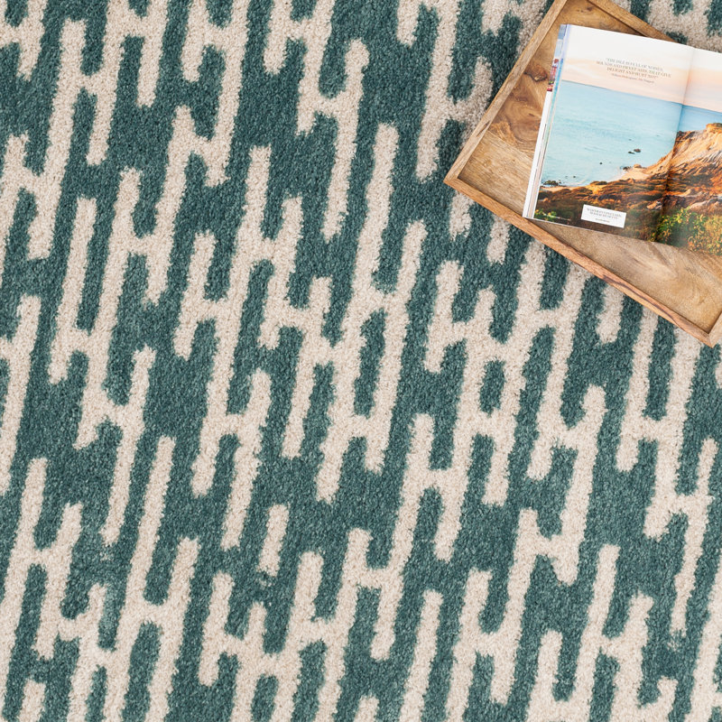 Golbus Washable Abstract Indoor Rug, Rectangle 7'10" x 9'10"