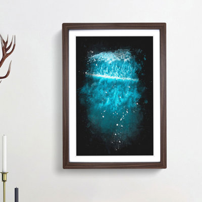 Ocean Surf - Picture Frame Graphic Art Print