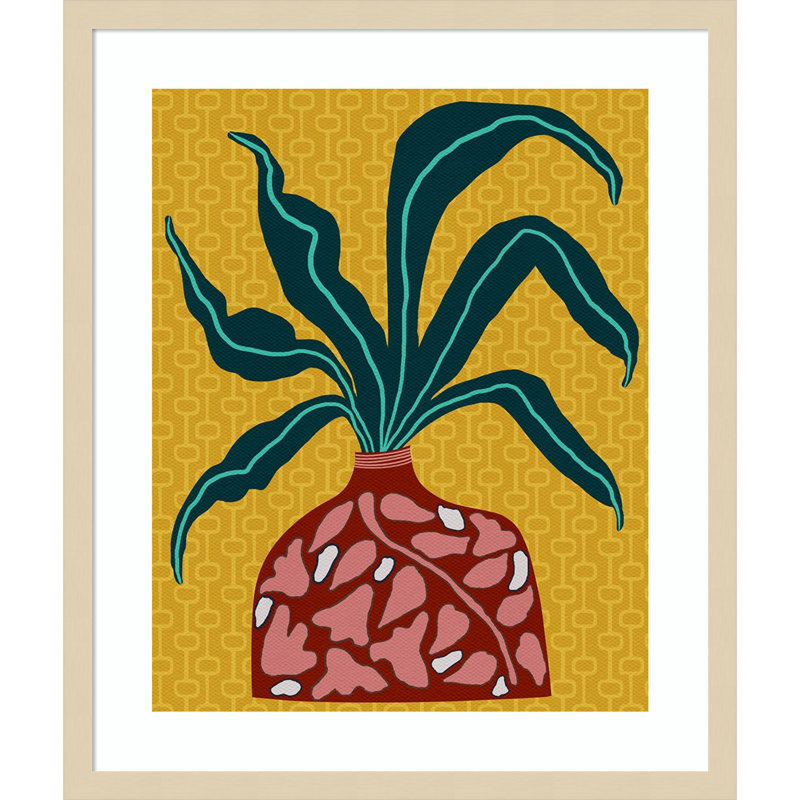 «Snappy Botanical III» par Regina Moore, impression sur bois encadrée, H 25 po x l 21 po