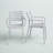 Melissus Stacking Patio Dining Armchair-110883609