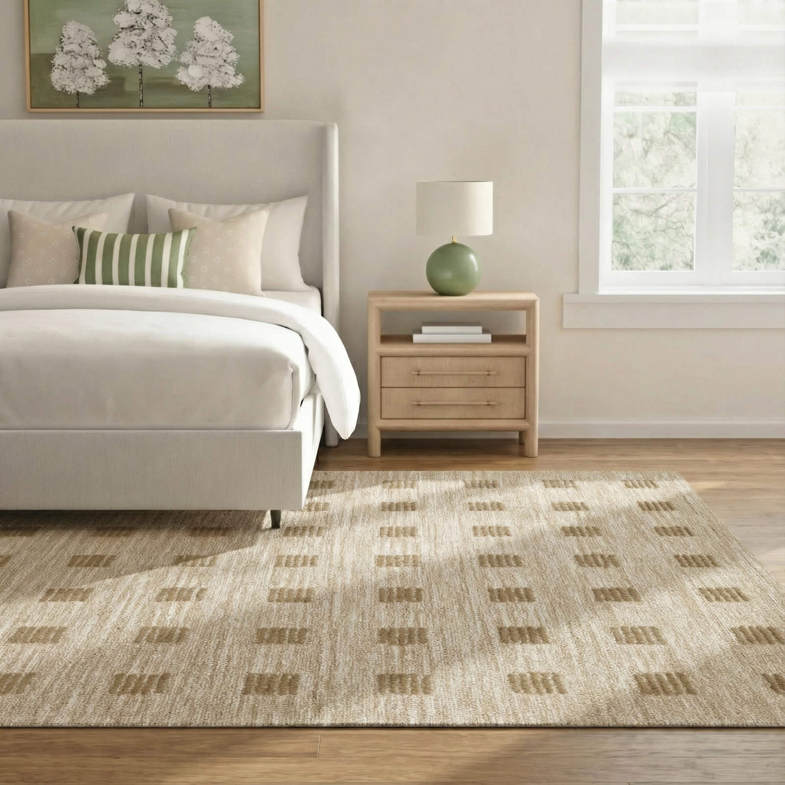 Corinth Hand-Tufted Geometric Rug, Rectangle 9' x 12'