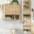 Andelija Bathroom Wall Storage Cabinet With Adjustable Shelves, Over The Toilet Organizer For Laundry Room-1828964622