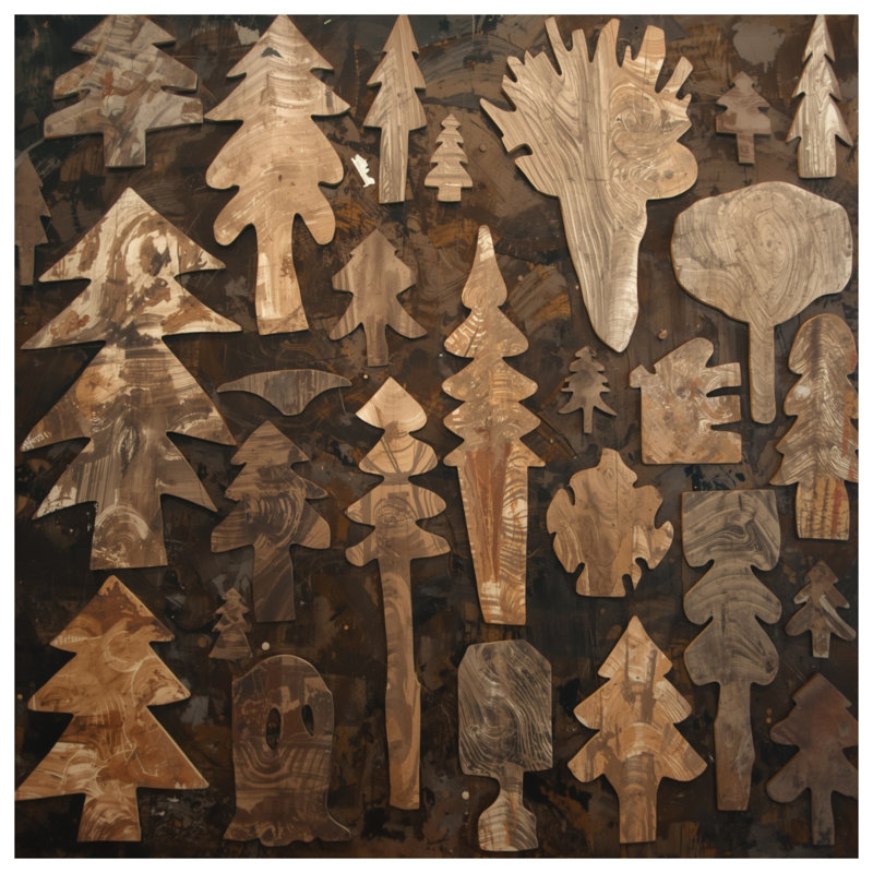 Tapis de bain en bois, L 34 po x L 21 po