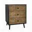 Élégante armoire à 3 tiroirs, parfaite pour le rangement organisé dans les chambres à coucher, les salons et les bureaux.