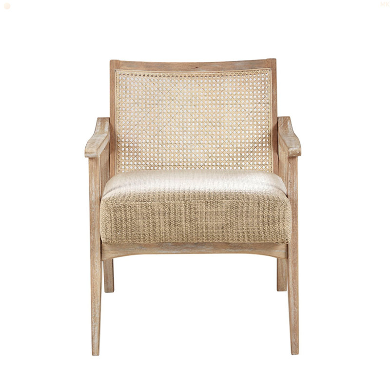 Chaise d'appoint, dossier en canne