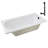 60'' x 32'' Acrylic Soaking Drop-In Bathtub, Drain Included-97545188