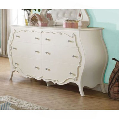 Pearl White Finish Dresser
