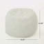 Pouf rond en fausse fourrure 5 pieds