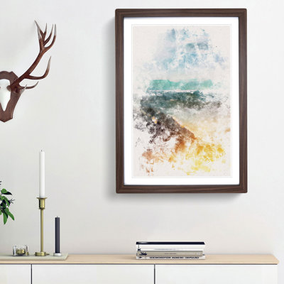 Sunshine on a Beach in Greece - Picture Frame Painting Print