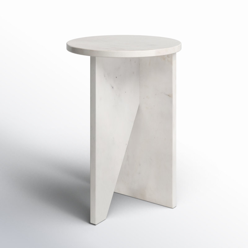 Shayne Accent Table, White