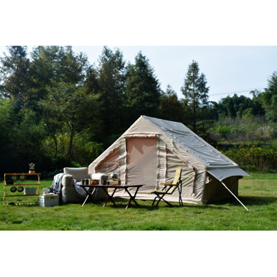 Tente de camping gonflable 4 saisons avec structure gonflable haute performance et structure gonflable 4 à 6 personnes