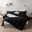  Ensemble de housse de couette réversible ultra douce en microfibre 200 TC avec taies d'oreiller-1189439591-1189439593