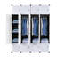 Hugley 20 Door Plastic Wardrobe