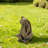12''H MGO Bronze Sitting Frog Statue