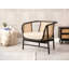 Seoul Black Wicker rattan chair with webbing-976635733