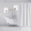 Porte-photo mural en bois blanc
