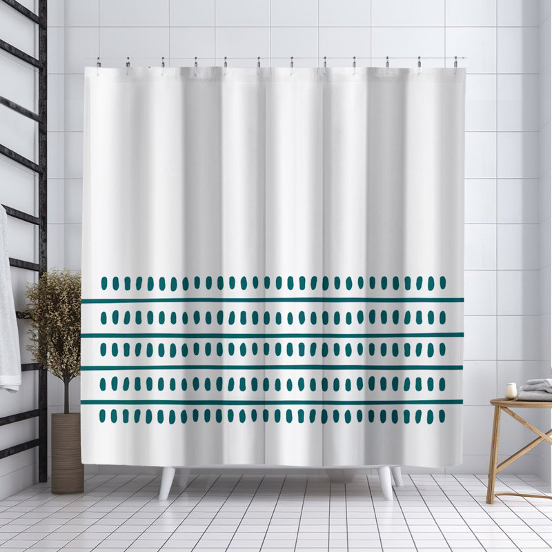Coco Shower Curtain, Emerald
