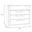 Large Grey And Oak Chest Of Drawers