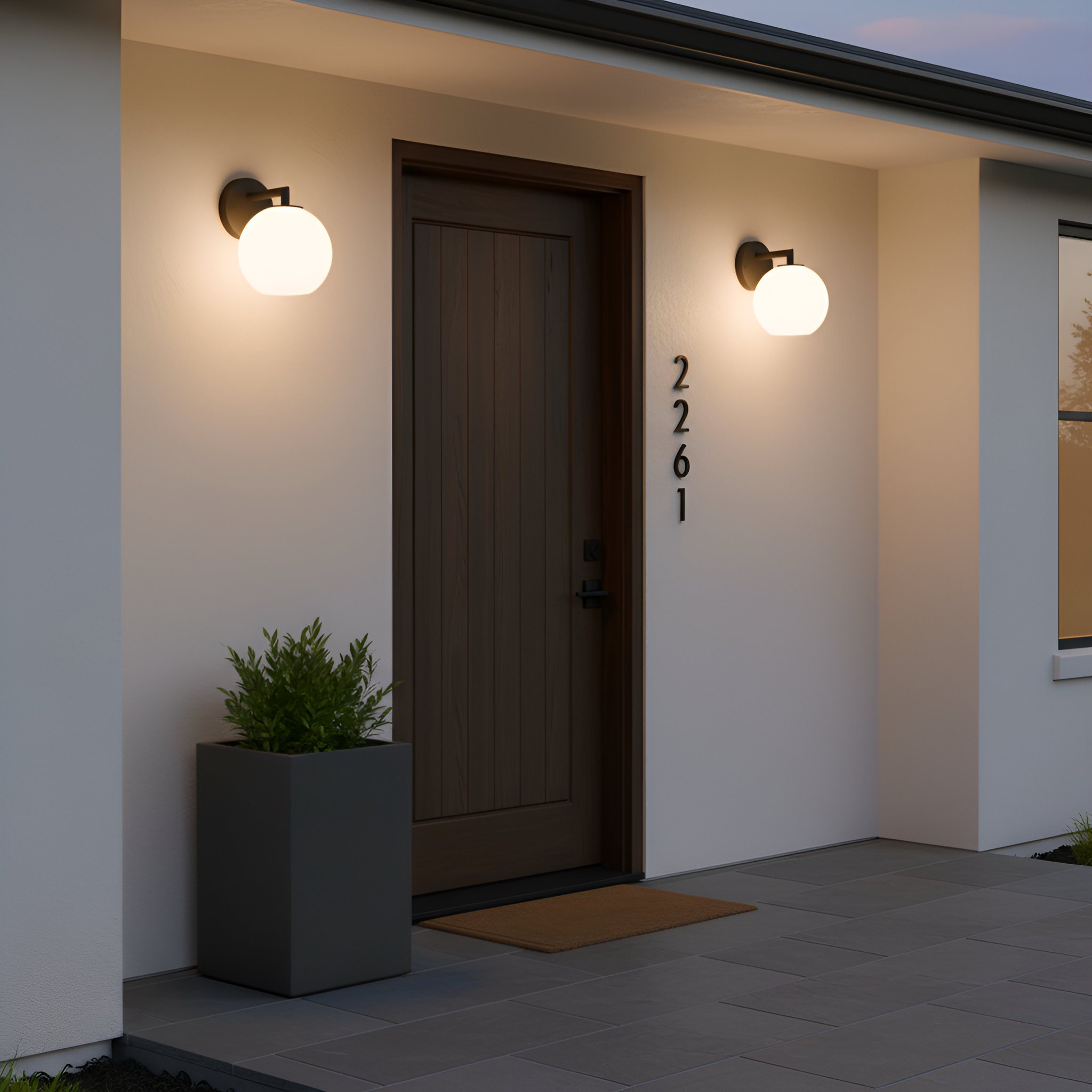 Toca Small One Light Outdoor Wall Lantern from Generation Lighting