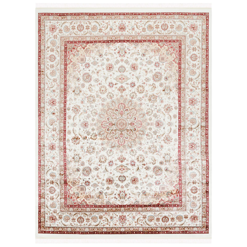 Tapis oriental persan classique en bambou, Rectangle 9 pi x 12 pi