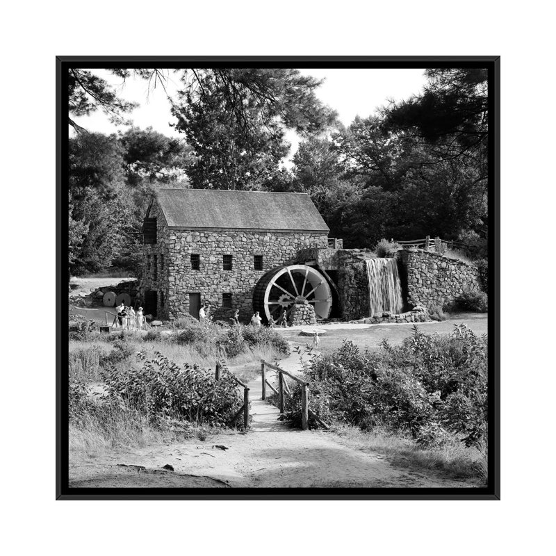 Reproduction de photo sur toile tendue, H 26 po x l 26 po x P 1,5 po, Toile avec cadre noir, Pas de tapis