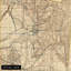 Carte rétro du comté de Santa Fe, Nouveau-Mexique, 1883, impression sur papier non encadrée-55511798