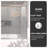 56-60" W x 56" H  Sliding Semi-Frameless Tub Door With Clear Glass And Handles-106896793