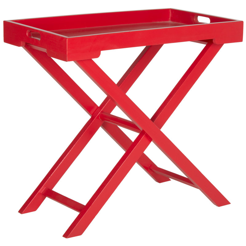 Table de bout d'accent Melbourne, Rouge chaud