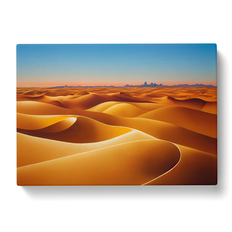 Golden Sand Desert Vol.3 - Wrapped Canvas, 50cm H x 76cm W x 3cm D