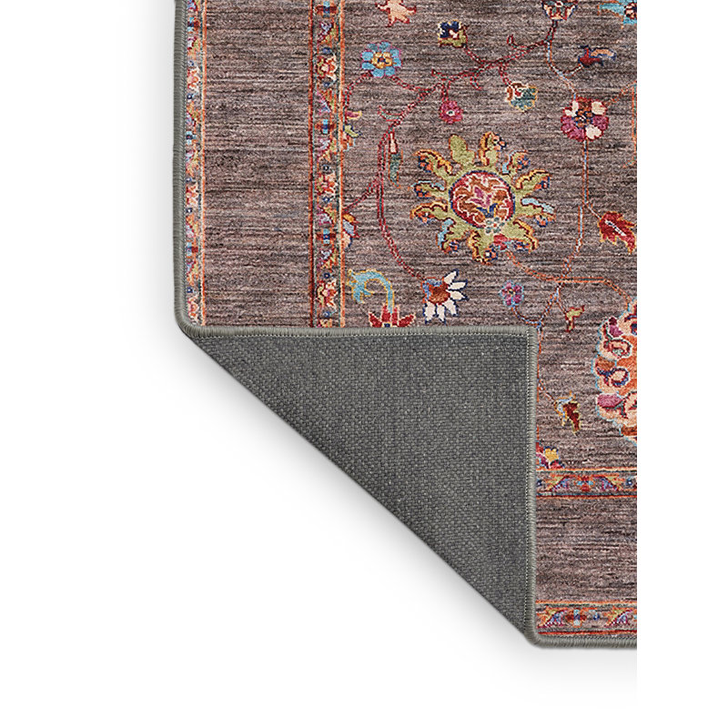 Tapis brun à motif oriental, Rectangle 3 pi x 5 pi