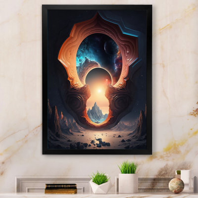 " Futuristic Landscape Galaxy III "