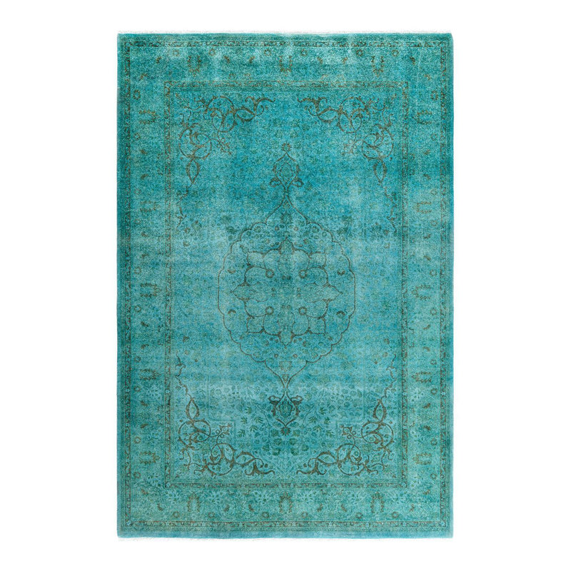 Overyed One-of-a-Kind Rectangle 5'2" X 7'10" Hand Knotted Area Rug