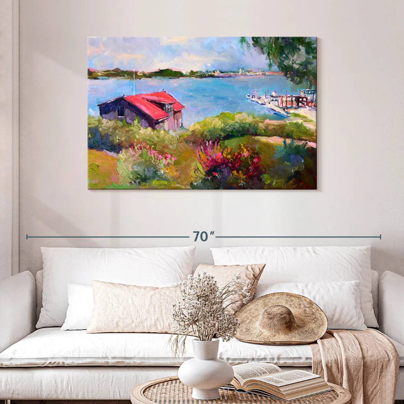 Lilie Reservoir, 30" H x 45" W