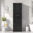 Tall Bathroom Storage Cabinet With A Drawer, Storage Cabinets And Adjustable Shelf, Vertical Striped Design-1500504873