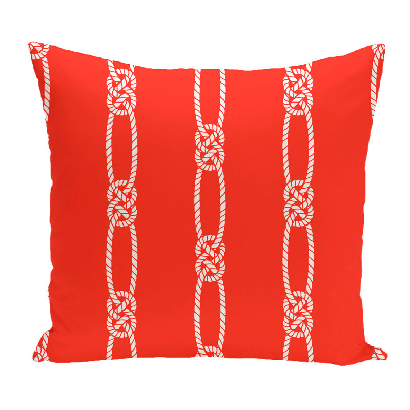 Housse de coussin carrée extérieure/insert, 18 po x 18 po, Orange