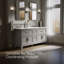Quo 73'' Wall Mounted Single Bathroom Vanity with Solid Wood Top-1101348226-1135417871