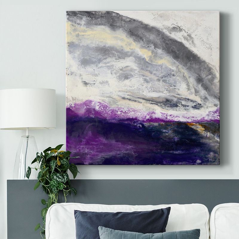 Purple Hill-Gallery Wrapped Canvas, 40" H x 40" W x 1.5" D
