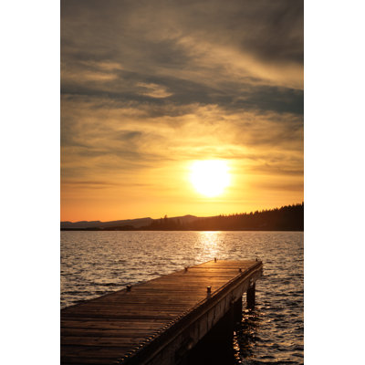 Minnesota At Sunset - Wrapped Canvas Print