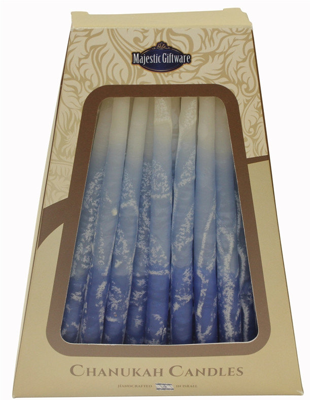 Lampe avec bougie Hanoukka Safed Ultimate Judaica, H 6 po x l 4 po x P 5 po