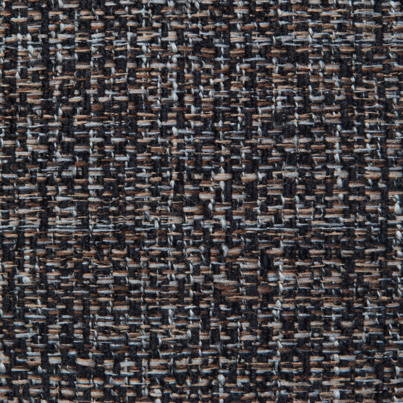 Ebony Tweed Upholstered Solid Wood Entryway Bench