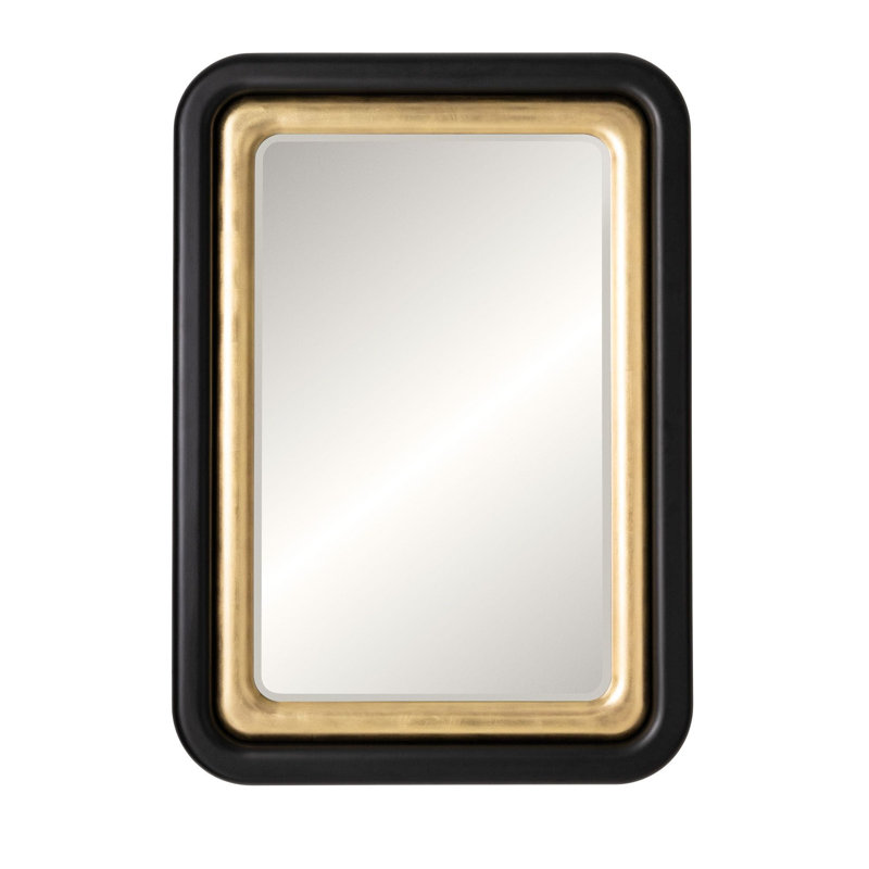 Bowie Rectangle Solid Wood Beveled Mirror