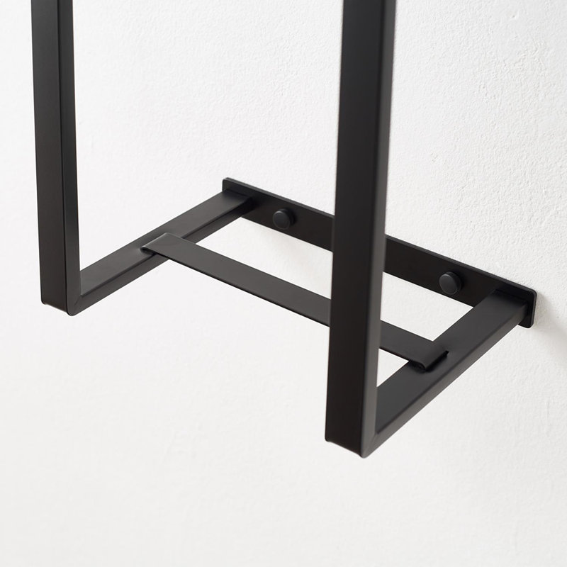 Annamarja 20 cm L Stainless Steel 2 - Bar Wall Mounted Towel Rack