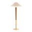 Bohicket Floor Lamp in Aged Brass by Cortney Bishop