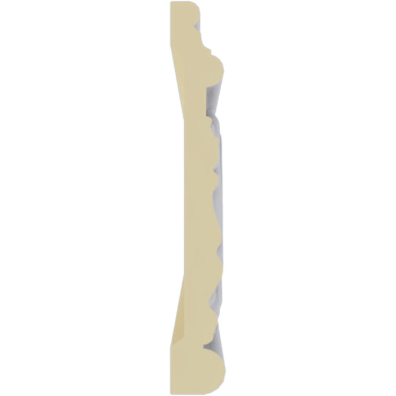Primed White Polyurethane Crown Chair Rail Moulding