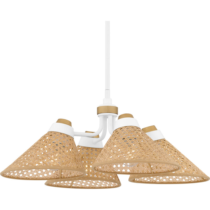 Luminaire suspendu en forme de cloche à 4 lumières Artiola