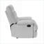 Fauteuils inclinables, fauteuil inclinable moderne en velours gris clair avec dossier capitonné Accoudoirs à plateau-coussin | Structure en bois massif | Gris clair | Velours-1729649206