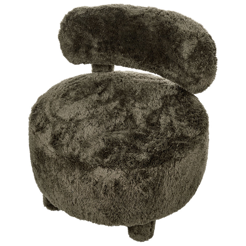 Aliani Upholstered Faux Fur Armless