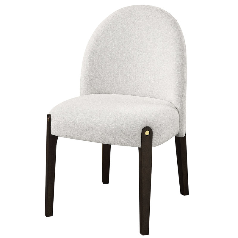 Chaise d'appoint Clayten (lot de 2), Beige